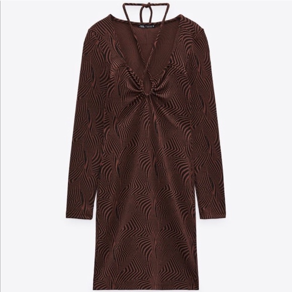 Jacquard stretchy dress - Picture 3 of 5